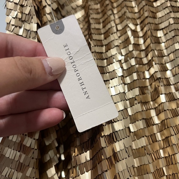 Brand new Anthropologie gold skirt! - Picture 4 of 4